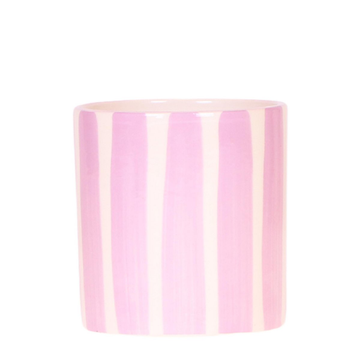 Anro Style Painted stripe  - Pink - Ø9cm
