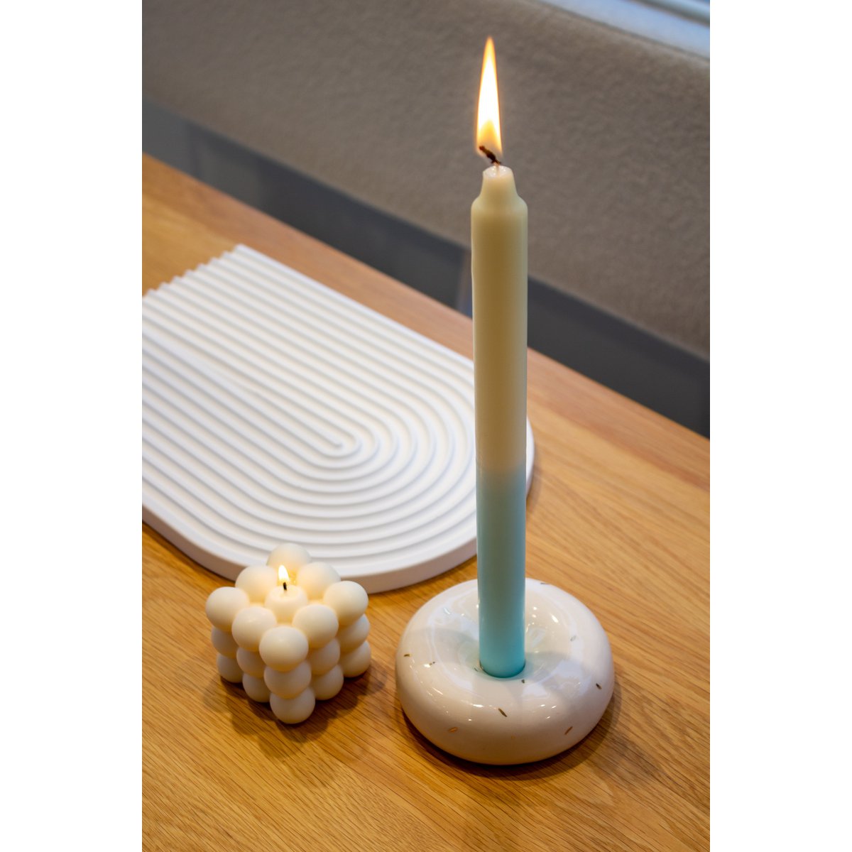 Candle Stand Donut Gold Special Edition