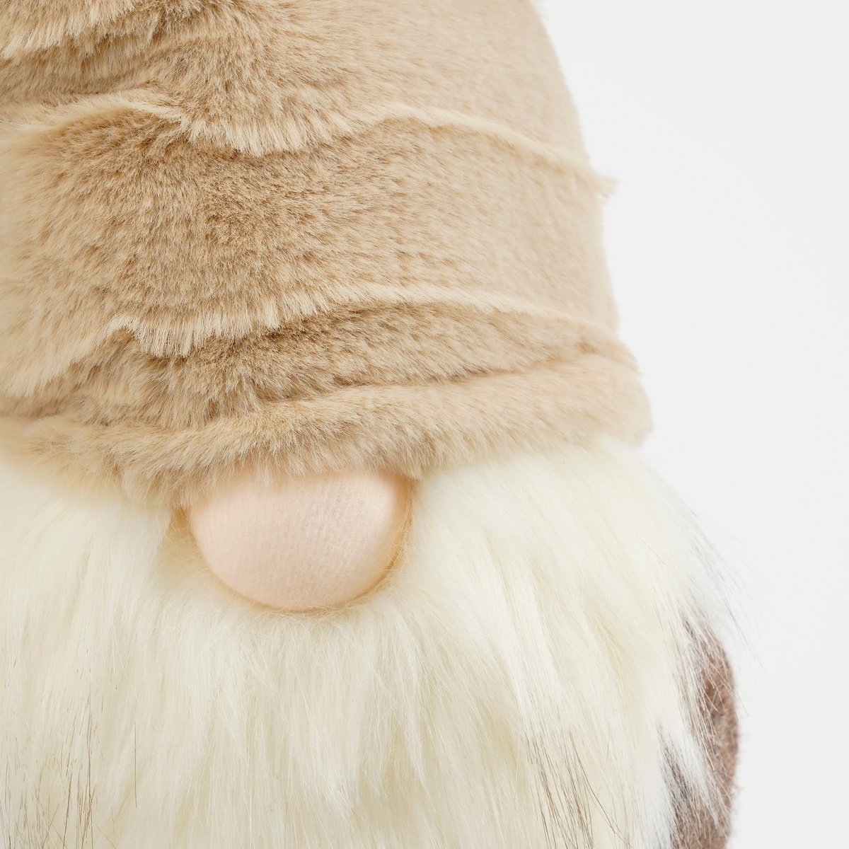 Kerstdecoratie Gnoom - L19 x B16 x H54 - Bruin