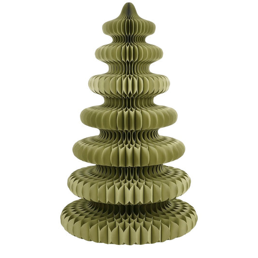 Decoratie Kerstboom - H212 x Ø148 cm - Papier - FSC Mix - Groen