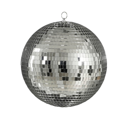 Kerst Discobal - Ø30 cm - Zilver