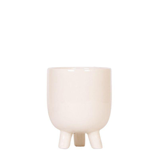 Anro Style Gummy pot travertine - Ø9cm