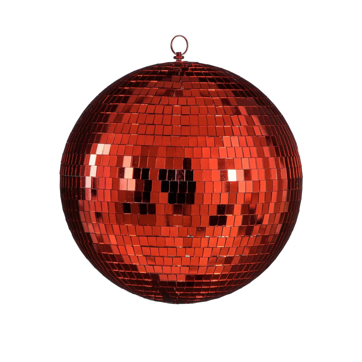 Kerst Discobal - Ø30 cm - Rood