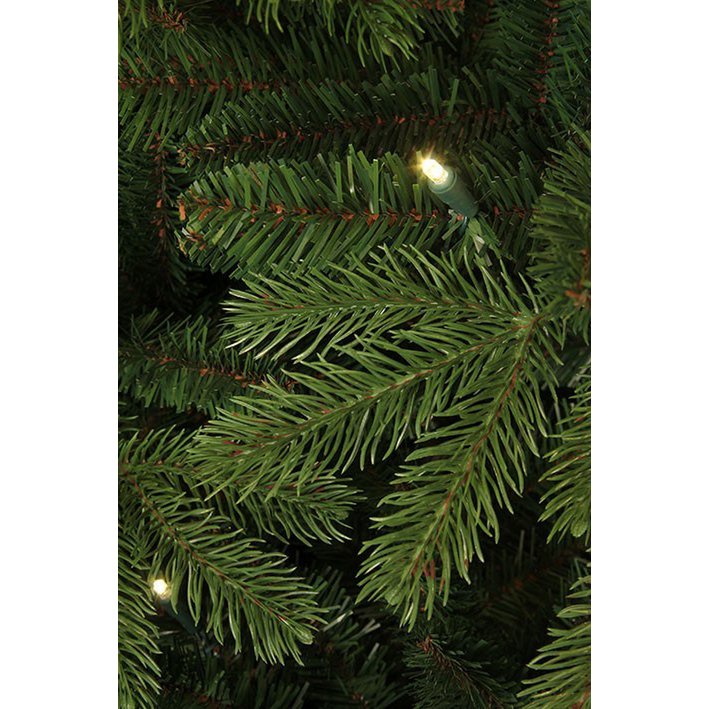 Brampton Kunstkerstboom Slim met LED Verlichting - H185 x Ø114 cm - Groen