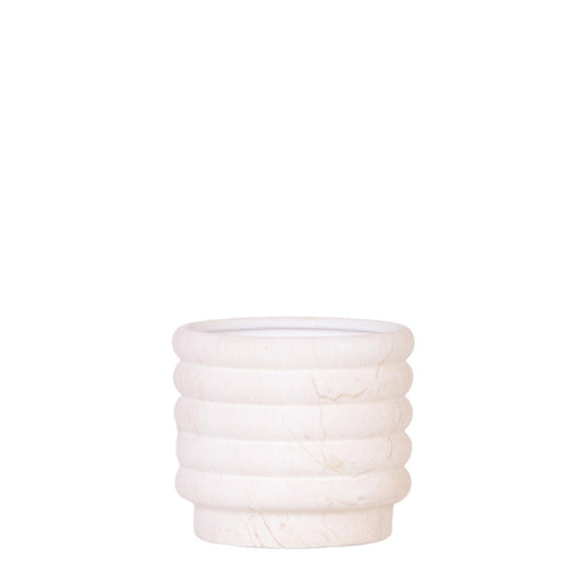 Anro Style Marmeren pot - Licht - Ø12cm