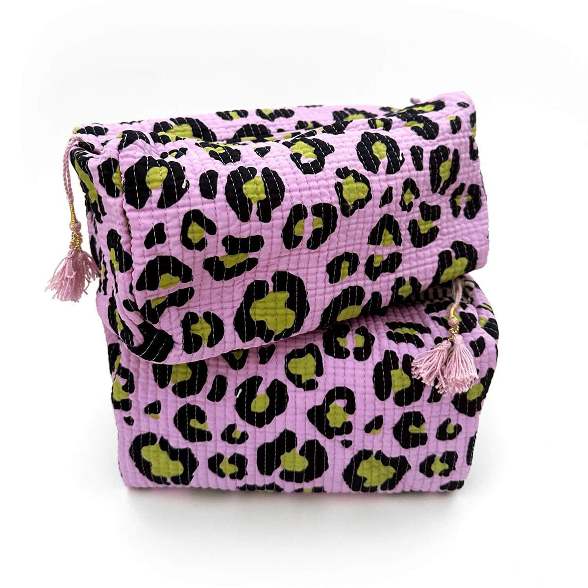 handgemaakte make-uptasje "Oh Leo Cosmic Lilac"