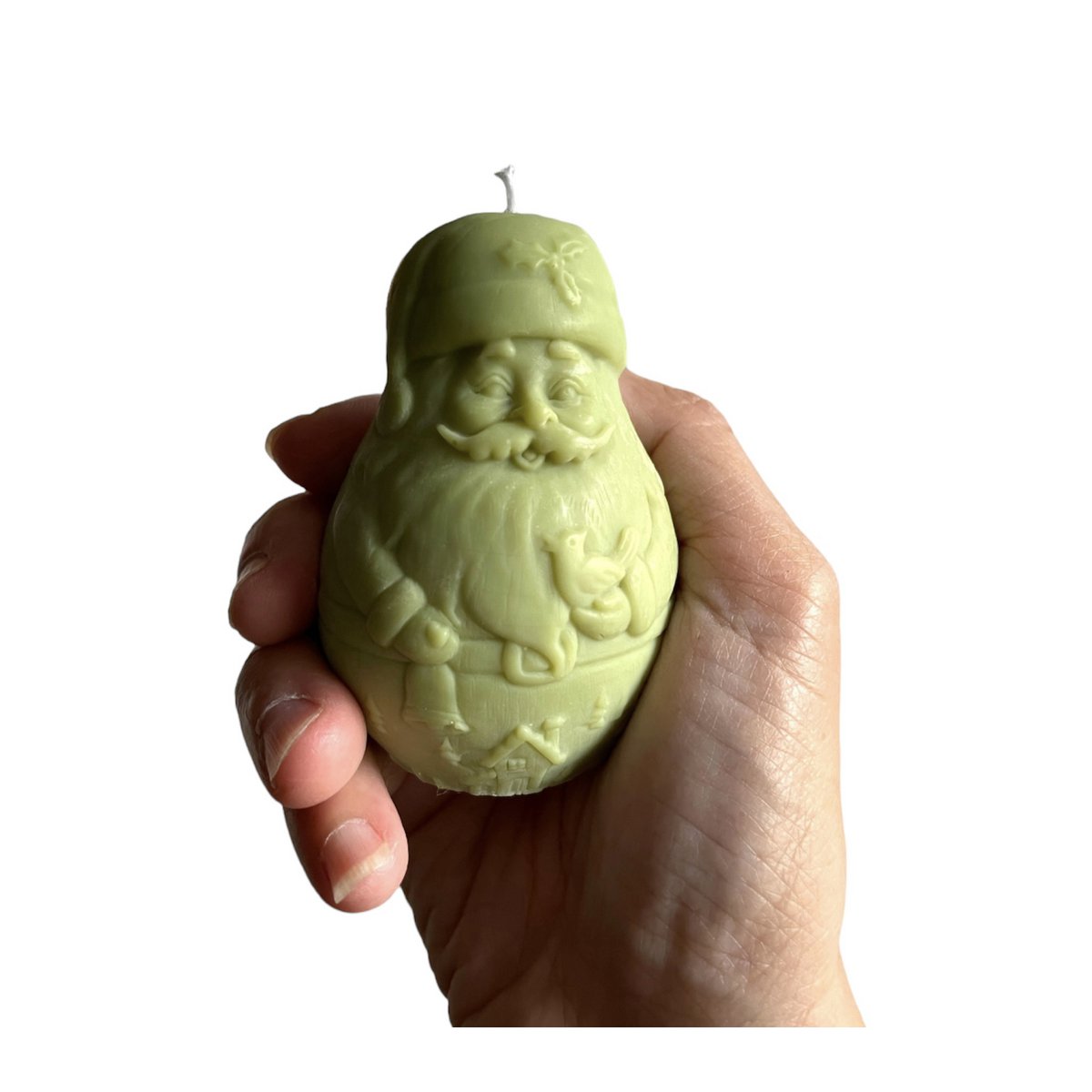 3D Kerstman Kerstkaars