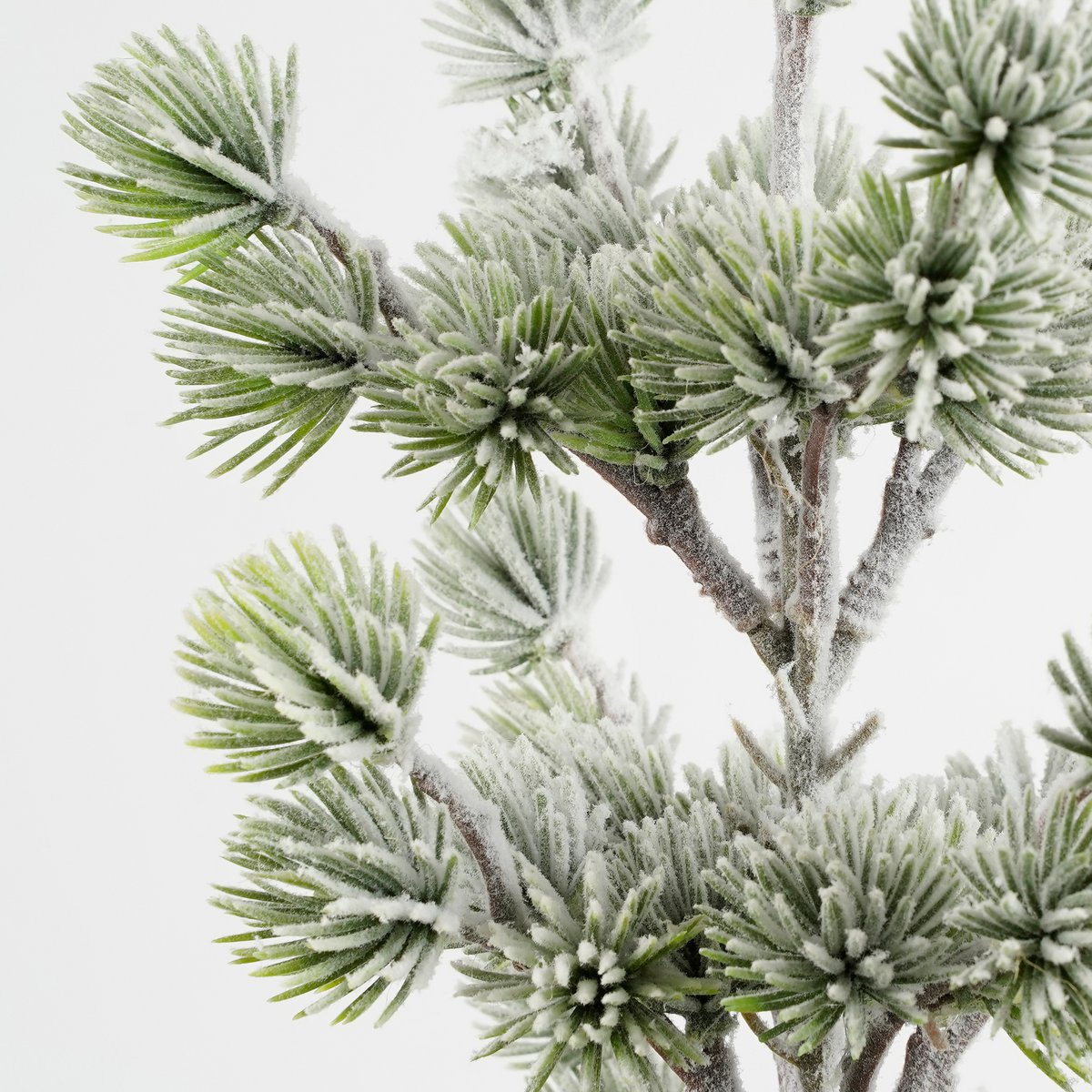 Kunstkerstboom in Jute - H55 x Ø25 cm - Groen Frosted