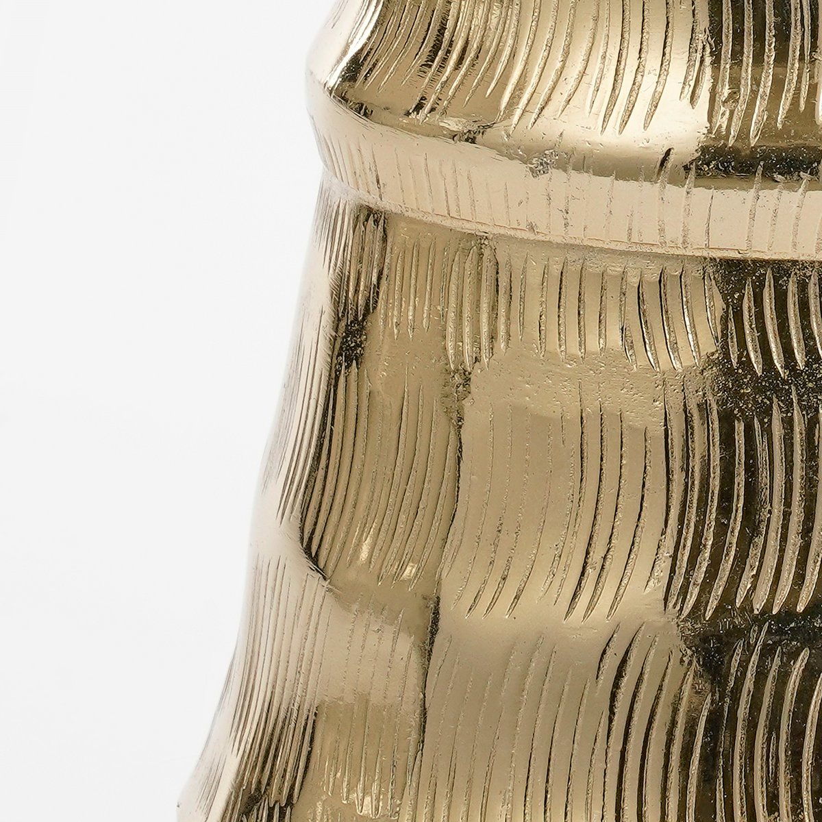 Decoratie Kerstboom - H36 x Ø11 cm - Aluminium - Goud