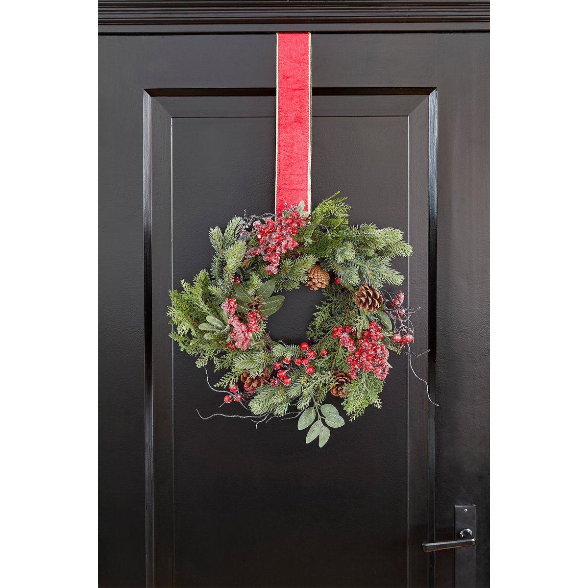 Randell Kerstkrans - Ø50 cm - Rood