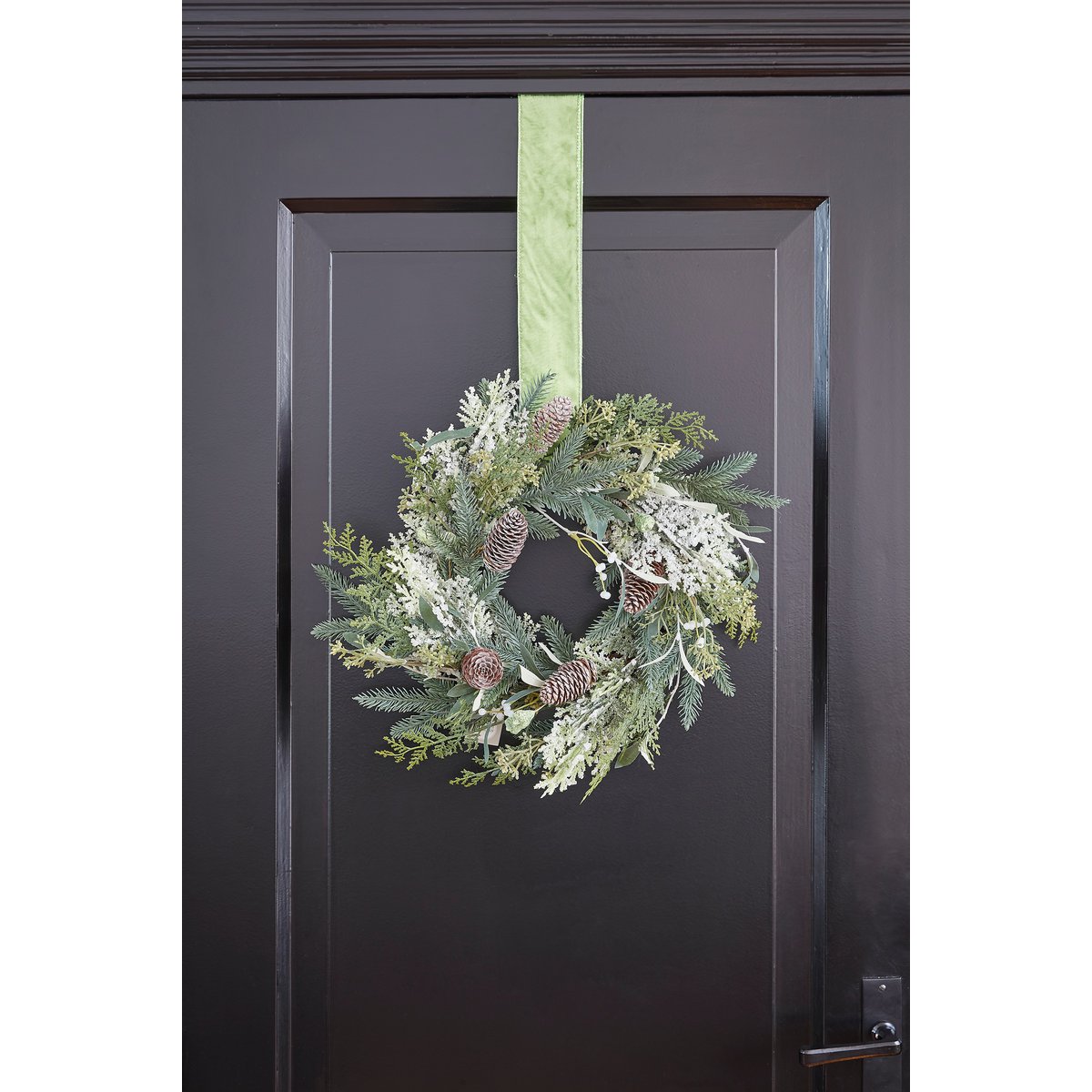 Alva Kerstkrans - Ø40 cm - Groen