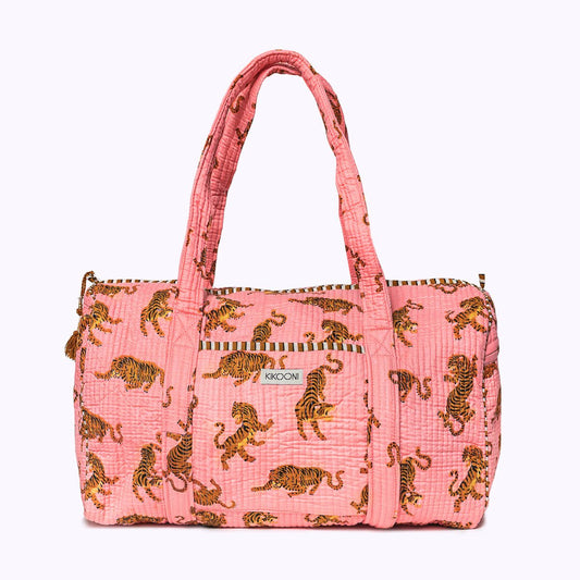 Handgemaakte katoenen tas "Elektrische Tijgerin"