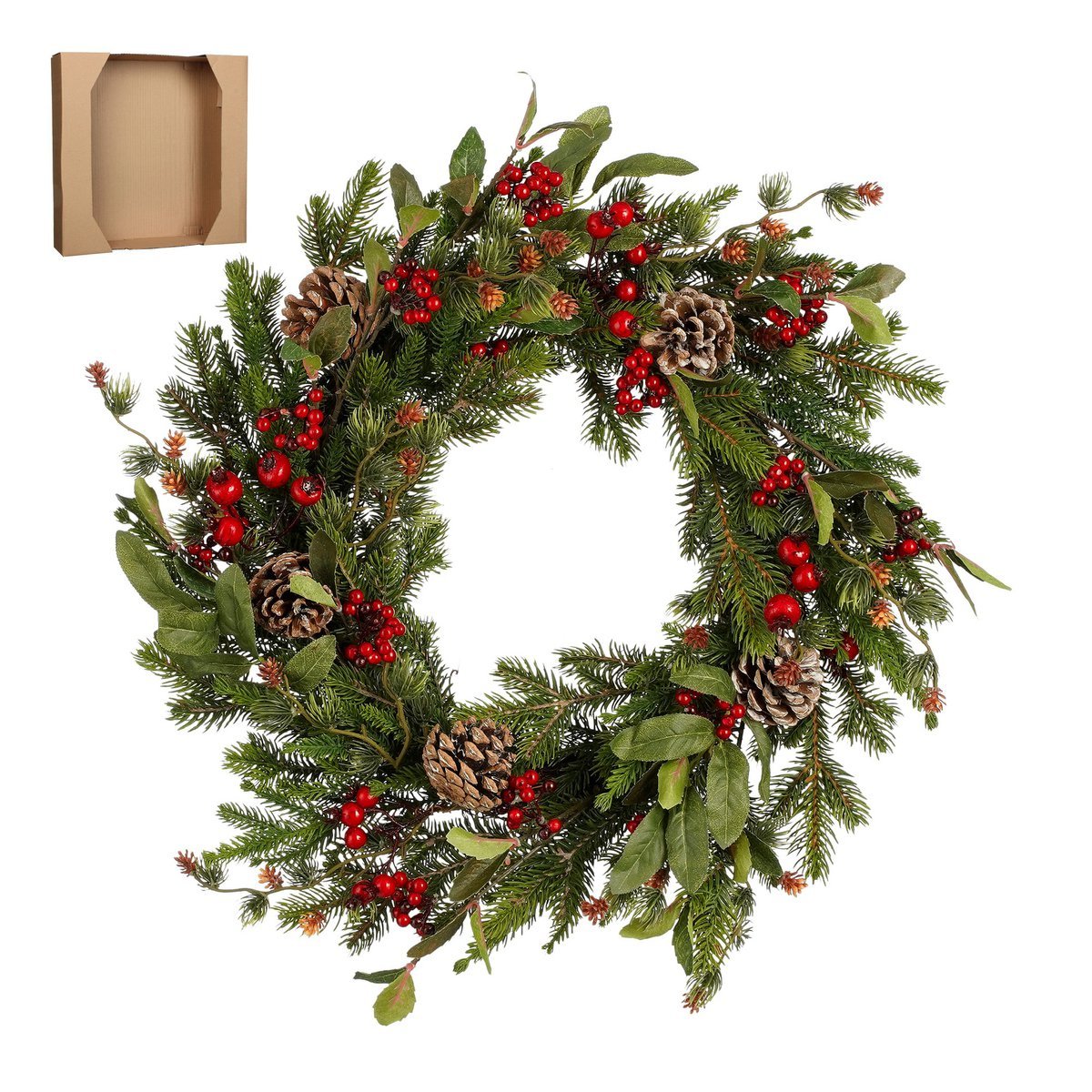 Austin Kerstkrans - Ø50 cm - Groen