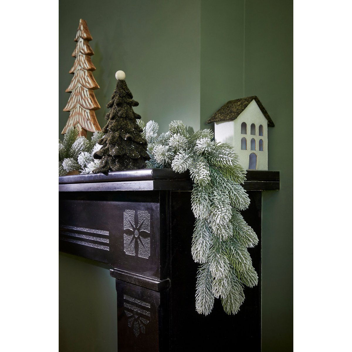 Nagoya Guirlande - L180 x Ø20 cm - Groen