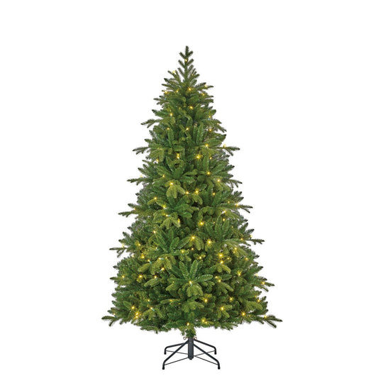 Brampton Kunstkerstboom Slim met LED Verlichting - H215 x Ø125 cm - Groen