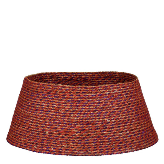 Kerstboomrok - H26 x Ø58 cm - Zeegras - Rood